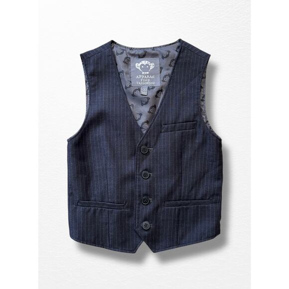 Appaman Pinstriped Tailored Vest, Size 5 - Picture 1 of 9
